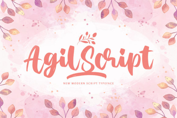 Agil Script: A Playful Handwritten Font for Makers