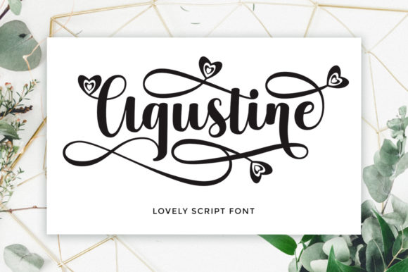 Agustine Script: A Bold Handwritten Typeface for Editors