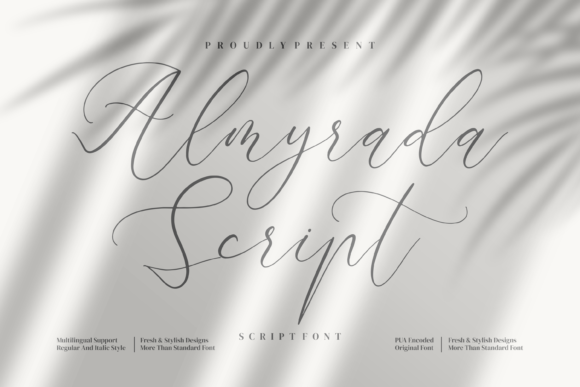 Almyrada Script: The Elegant Font for Digital Marketing