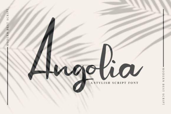 Angolia Script: A Premium Handwritten Font for Branding