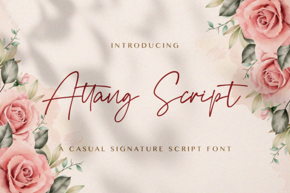 Attang Script: A Premium Typeface for Elegant Web Design