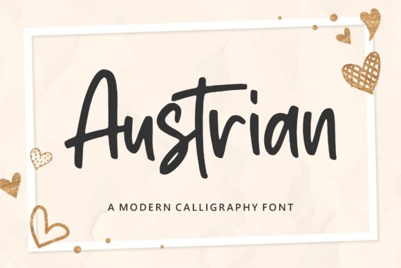 Austrian Script: A Sweet Handwritten Font for Makers