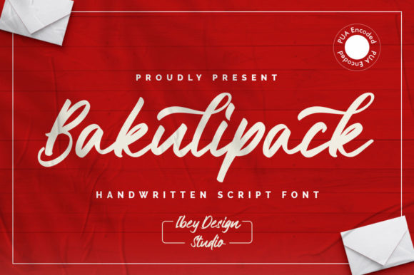 Bakulipack Script: A Playful Font for Small Business Branding