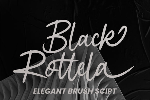 Black Rotela Script: A Playful Font for Business Branding