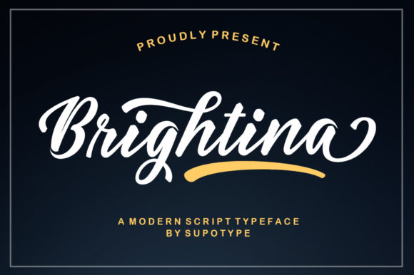 Brightina Script: A Timeless Handwritten Typeface for Editors