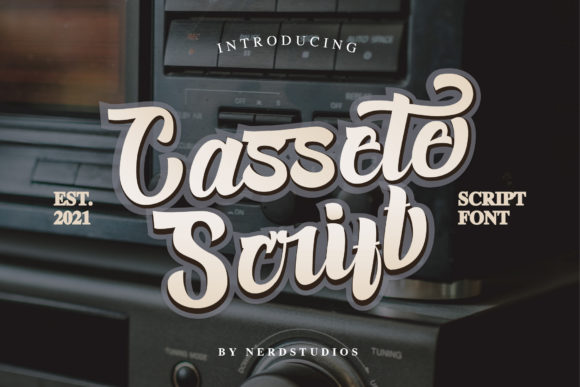 Cassete Script: A Bold Handwritten Font for Marketers