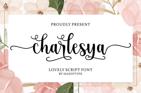 Cherlesya Script: A Dainty Handwritten Font for Romantic Campaign Visuals