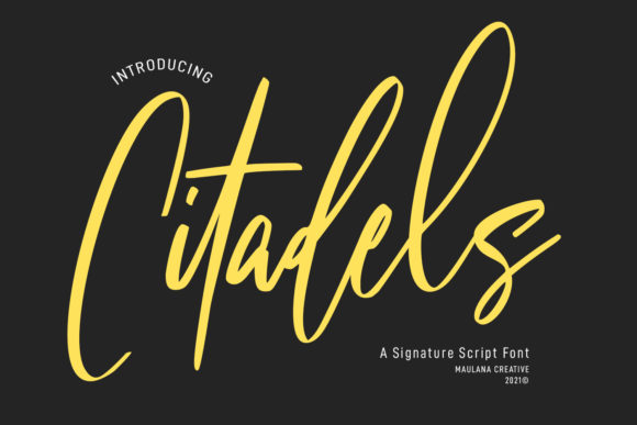 Citadels Signature Script: A Brand Designer Review