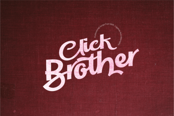 Click Brother Script: A Bold Handwritten Font Review