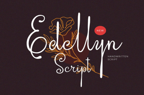 Edellyn Script: A Graceful Font for Crafters