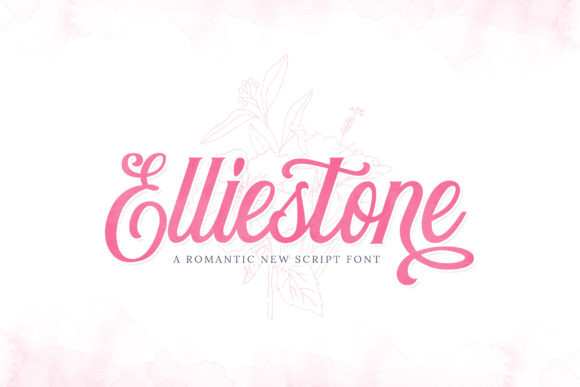 Elliestone Script: The Elegant Font for Makers