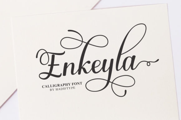 Enkeyla Script: The Perfect Calligraphy Font for Brands