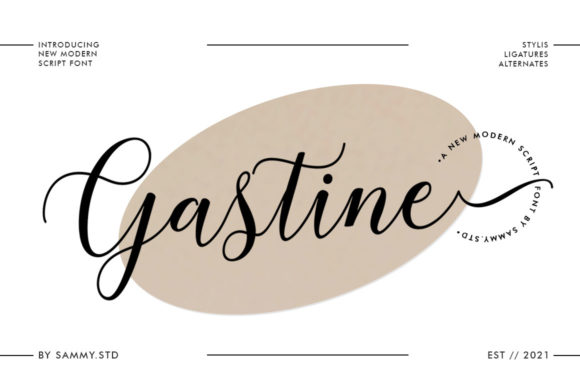 Gastine Script: A Premium Handwritten Font for Brands