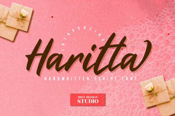 Haritta Script: A Maker’s Review of This Paint Brushed Font