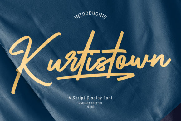 Kurtistown Script: The Playful Typeface for Campaigns