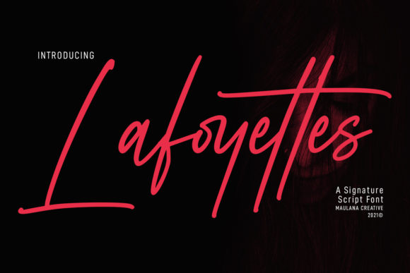 Lafoyettes Script: A Relaxed Handwritten Font for Editors