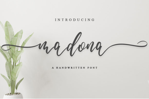 Madona Script: A Premium Handwritten Font Review