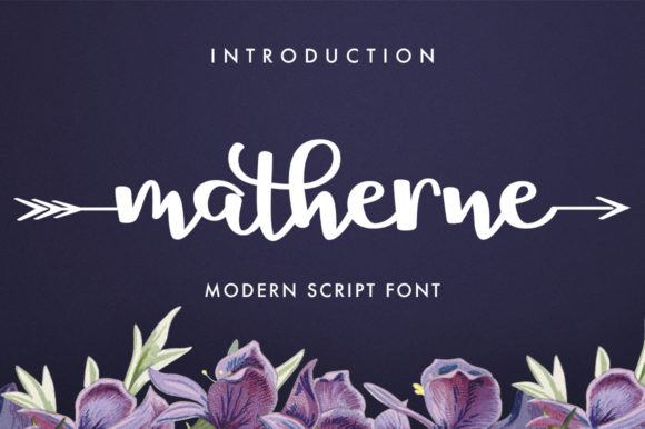 Matherne Script: A Playful Typeface for Creative Branding