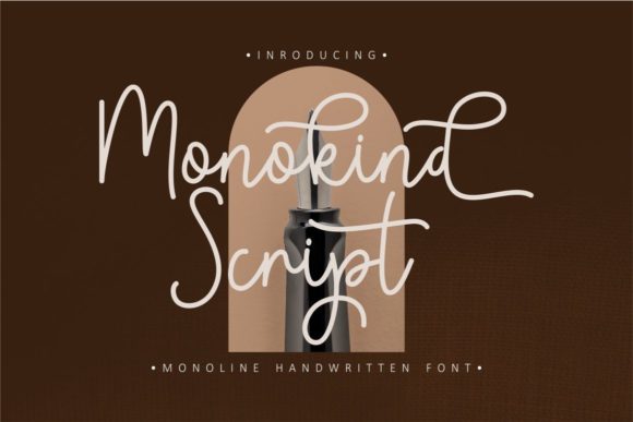 Monokind Script: A Friendly Handwritten Font for Crafters