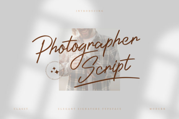Photographer Script: A Modern Handwritten Font for Web Design