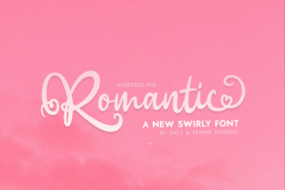 Romantic Script: A Chic Handwritten Typeface for Elegant Editorial Design