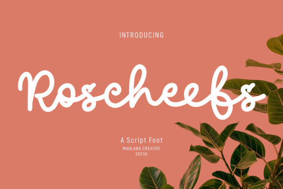 Roscheefs Script: A Refined Typeface for Elegant Branding