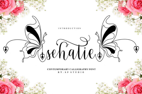 Sehatie Script: A Refined Typeface for Digital Elegance