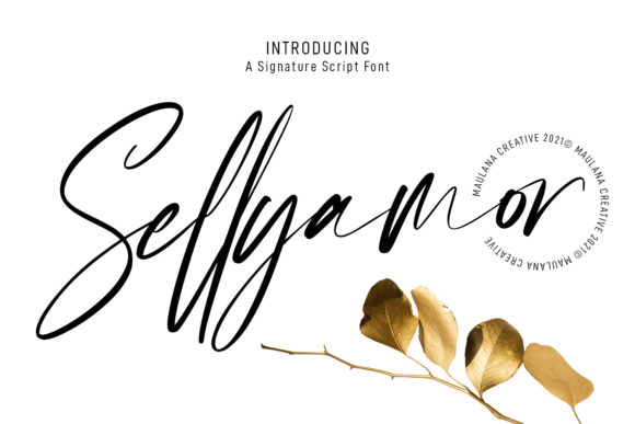 Sellyamor Script: A Premium Handwritten Font for Brands