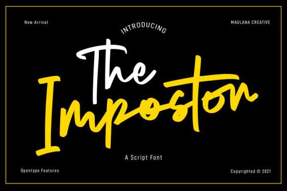 The Impostor Script: A Cute Handwritten Font for Business